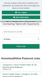Mobile Screenshot of homehealthjobs.decisionhealth.com