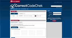 Desktop Screenshot of correctcodechek.decisionhealth.com