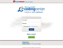 Tablet Screenshot of codingcenter.decisionhealth.com